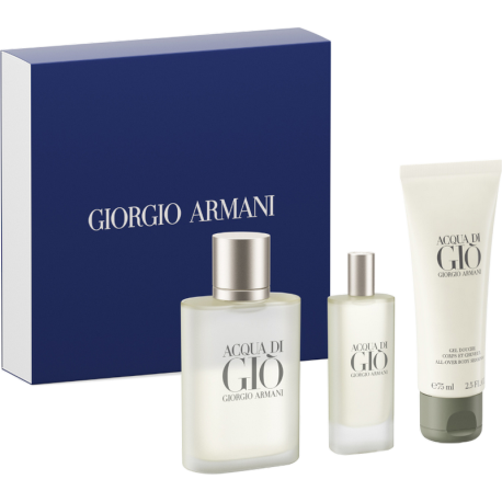 GIORGIO ARMANI Acqua di Giò pour Homme Gift Set (Edt 100 ml + Edt 15 ml + Shower Gel 75 ml)