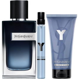 YVES SAINT LAURENT Y Homme Gift Set (Edp 100 ml + Edp 10 ml + Shower Gel 50 ml)